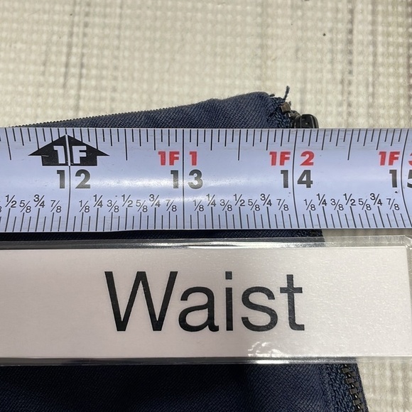 Everlane Pants Flat Front Blue Ankle Crop Size 8 - Picture 8 of 10